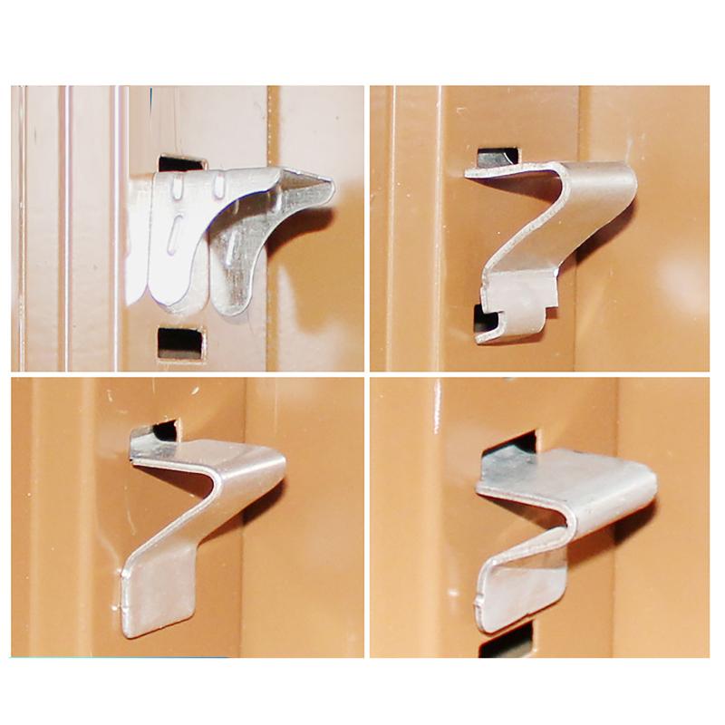 Shelf Peg Support - 10 stuks zware metalen kastplankclips duurzame