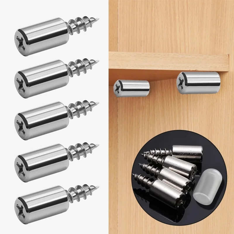 Shelf Peg Support - Zelftappende schroef, plaatsteun, kledingkast septumbeugels, vaste