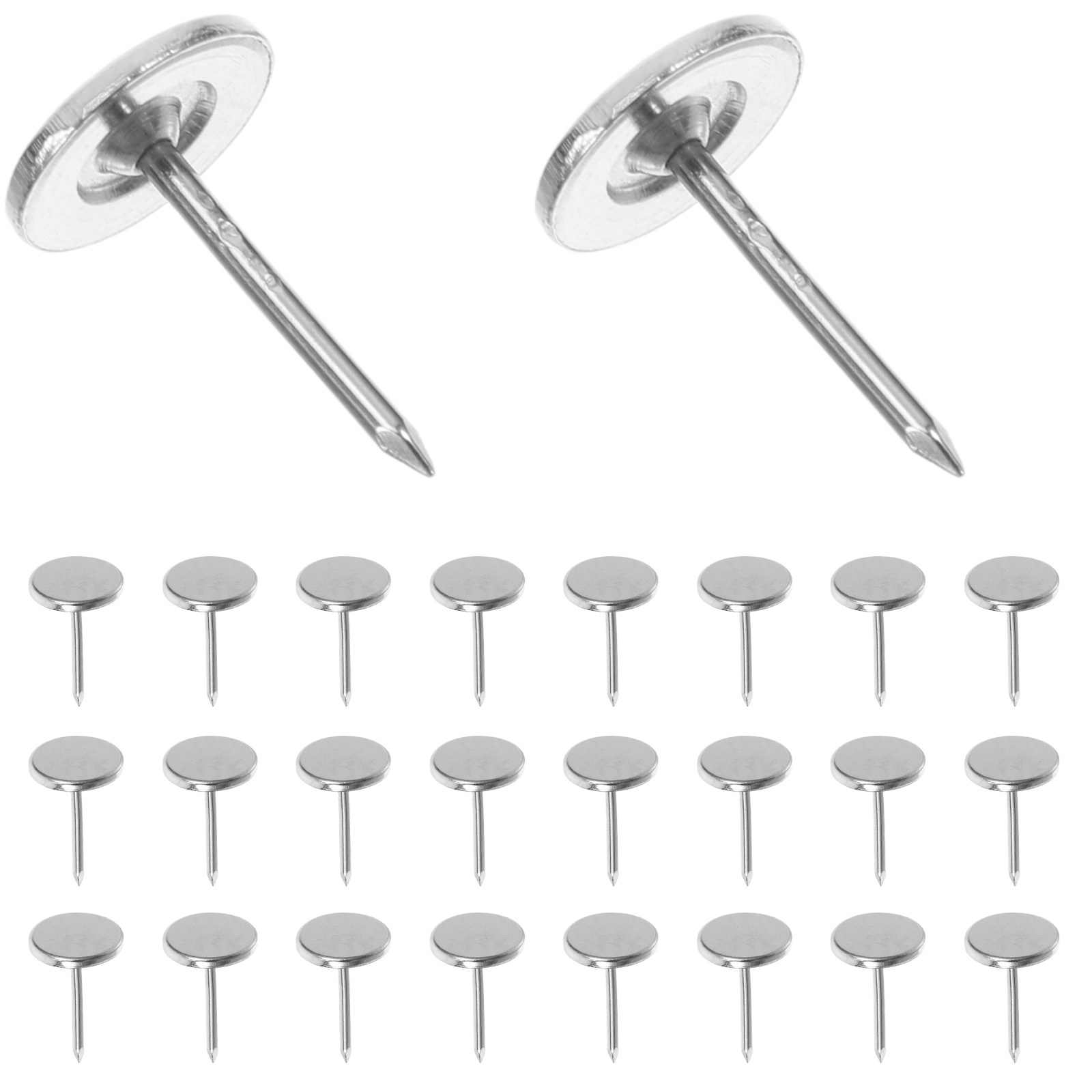 Furniture Upholstery Hardware - 50 stuks tapijtnagels platte kop duimvormige