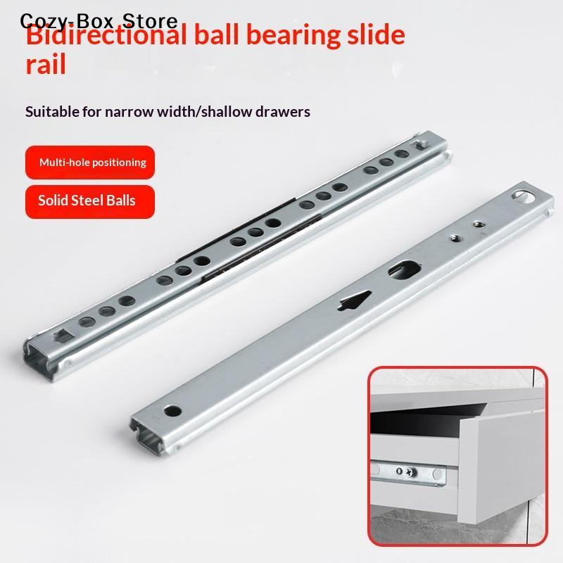 Furniture Rails Hardware - [ZY] 2 stuks keukenkast ladegeleiders 17