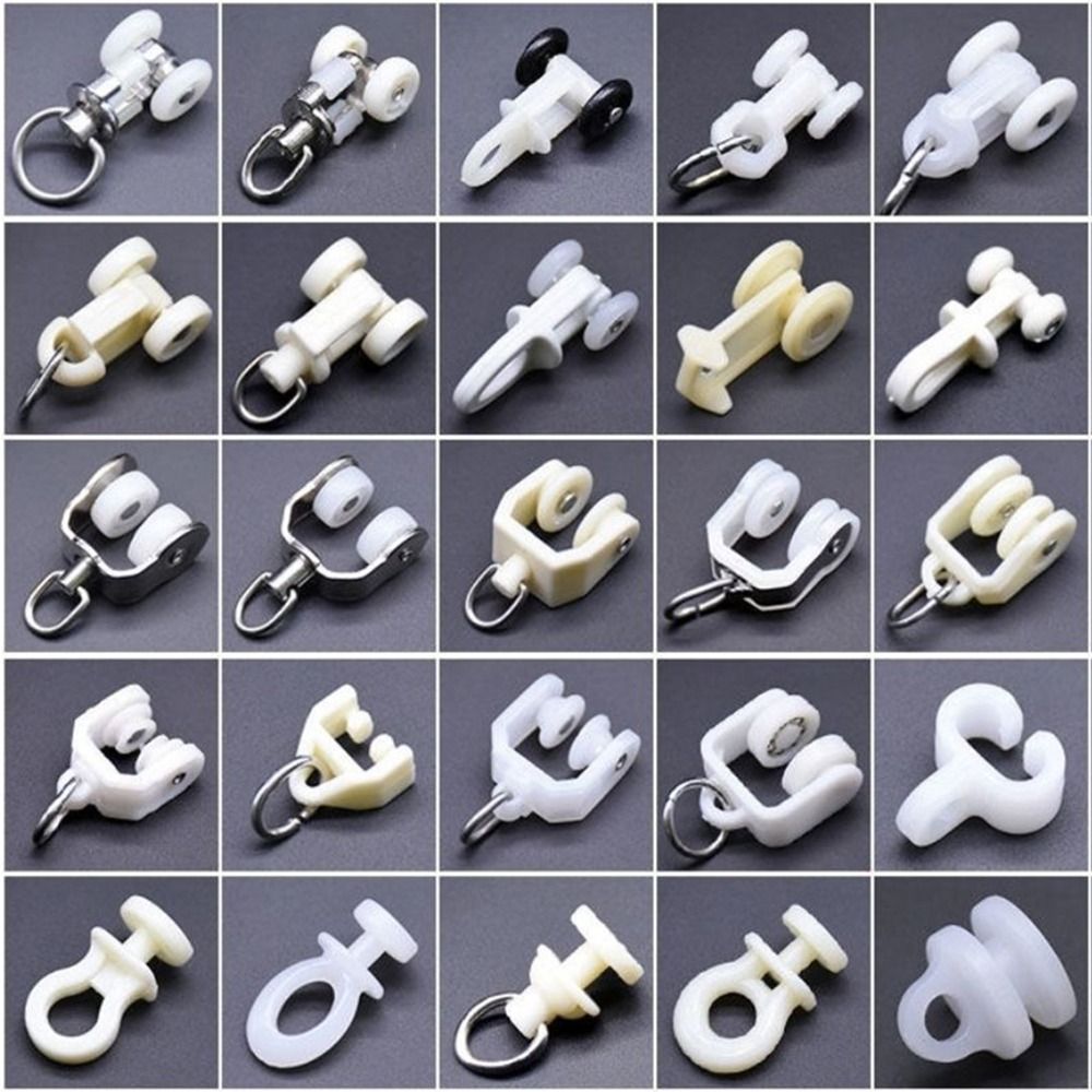 Furniture Rails Hardware - 10 Stuks Rechte Gebogen Track Rollers