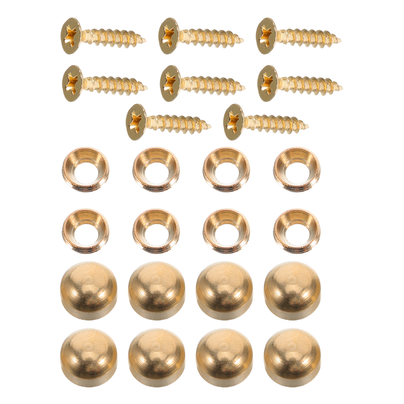 Furniture Upholstery Hardware - 16 Stuks Zelftappende Schroeven Koperen Decoratieve