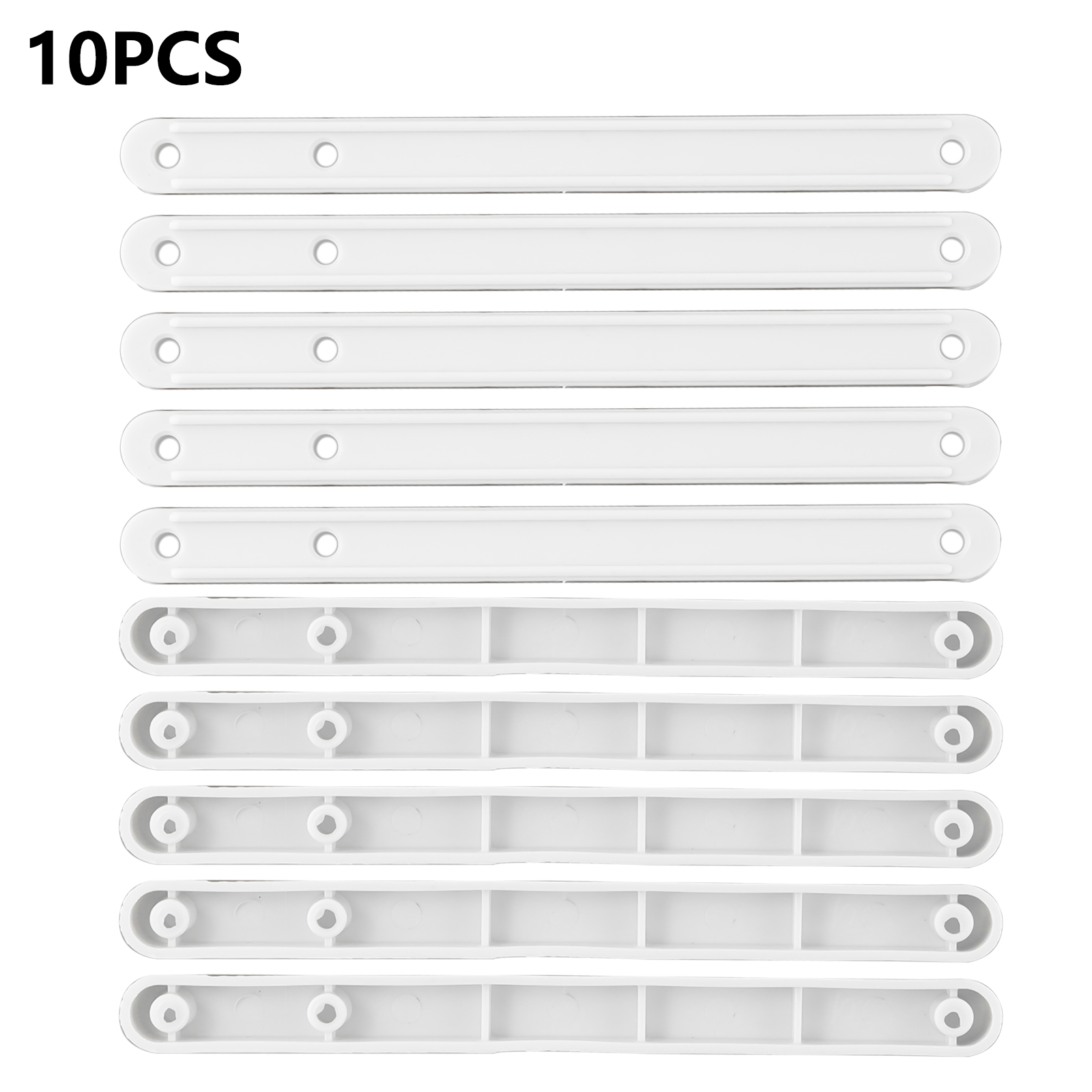 Furniture Rails Hardware - 10 Stuks Trekrail Plastic Lade Slides