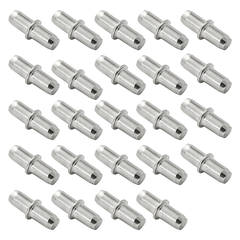 Shelf Peg Support - 24/48/96 stuks 5 mm planksteunpinnen, metalen