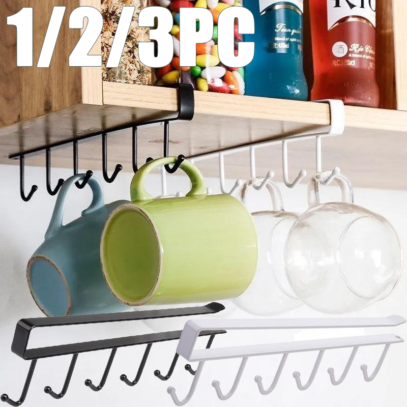 Furniture Hardware Accessories - 1/2/3PC 6 Haken Keukenkast Opbergrek Gratis