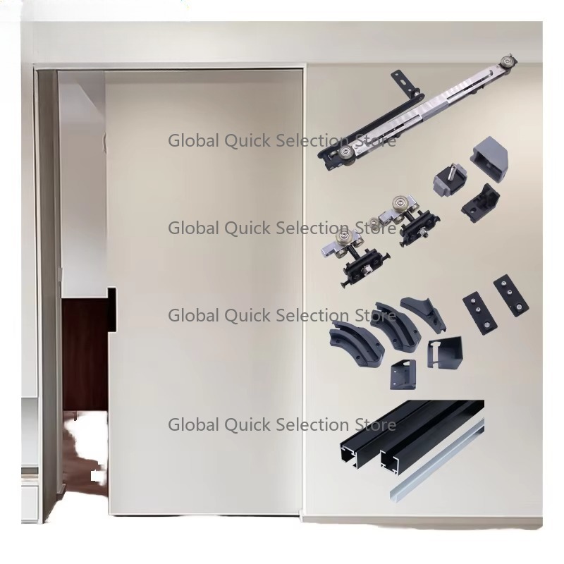 Furniture Rails Hardware - Inbouw schuifdeursysteem voor meubels, meubelbeslag