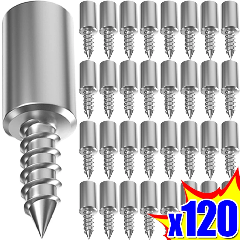 Shelf Peg Support - 120/10PCS Zelftappende Schroef Laagplaat Houder Garderobe