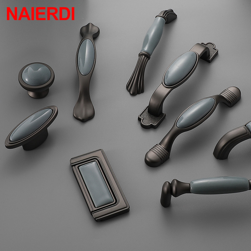 Vintage Furniture Hardware Pulls - Naierdi Keramische Kast Knoppen Handles Mediterrane