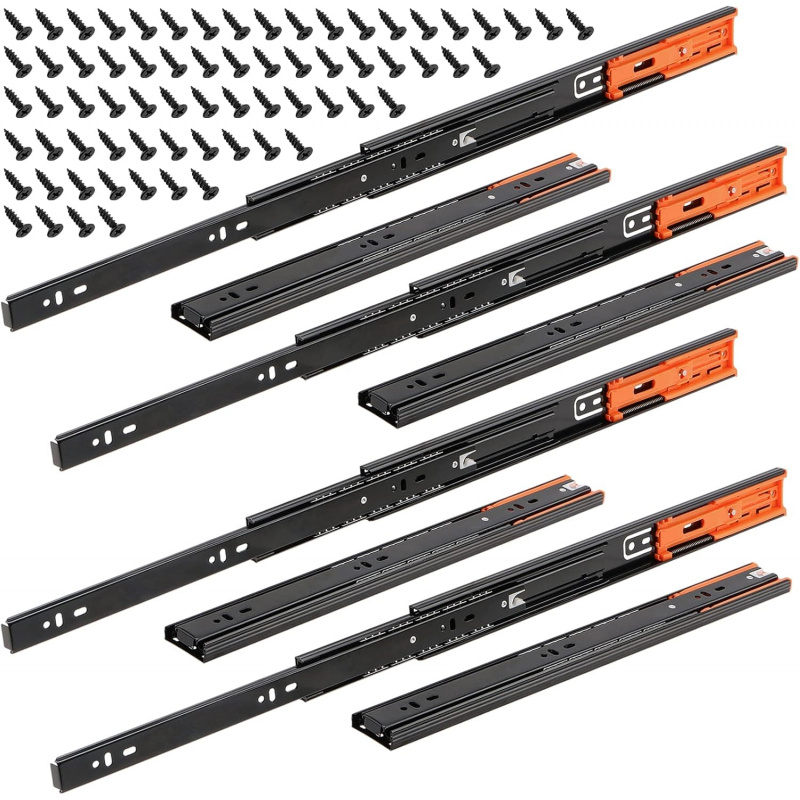 Furniture Rails Hardware - 2 Stuks Metalen Buffer Ladegeleiders -