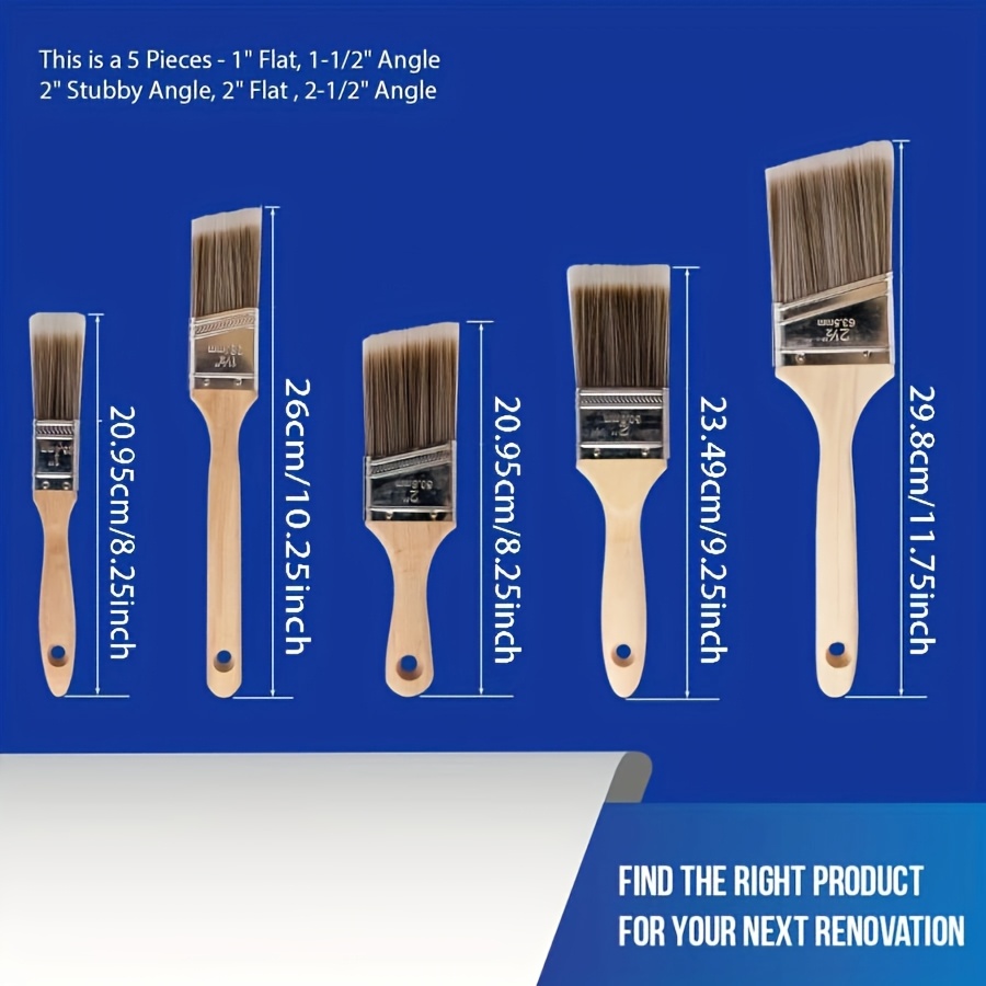 5-delige hoogwaardige kwast BB - Furniture Hardware Parts recensie en prijs