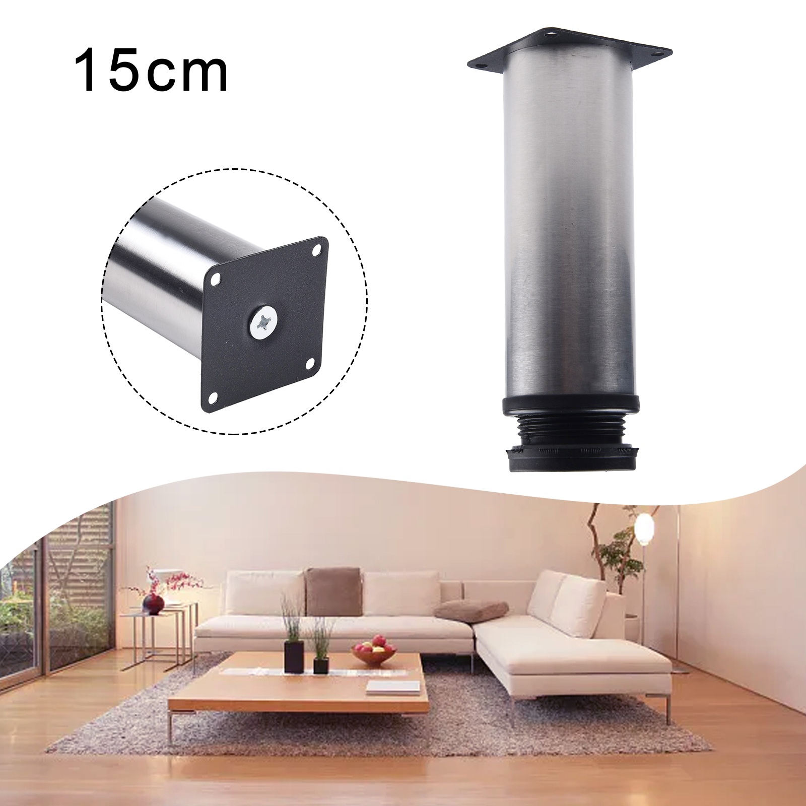 Roestvrijstalen meubelpoot Ver - Furniture Hardware Replacement recensie en prijs