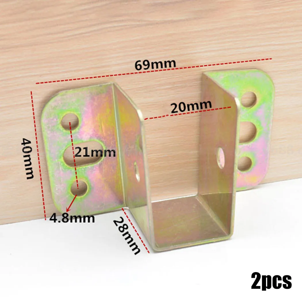 2 stks U-vormige Metalen Bedbe - Furniture Rails Hardware recensie en prijs