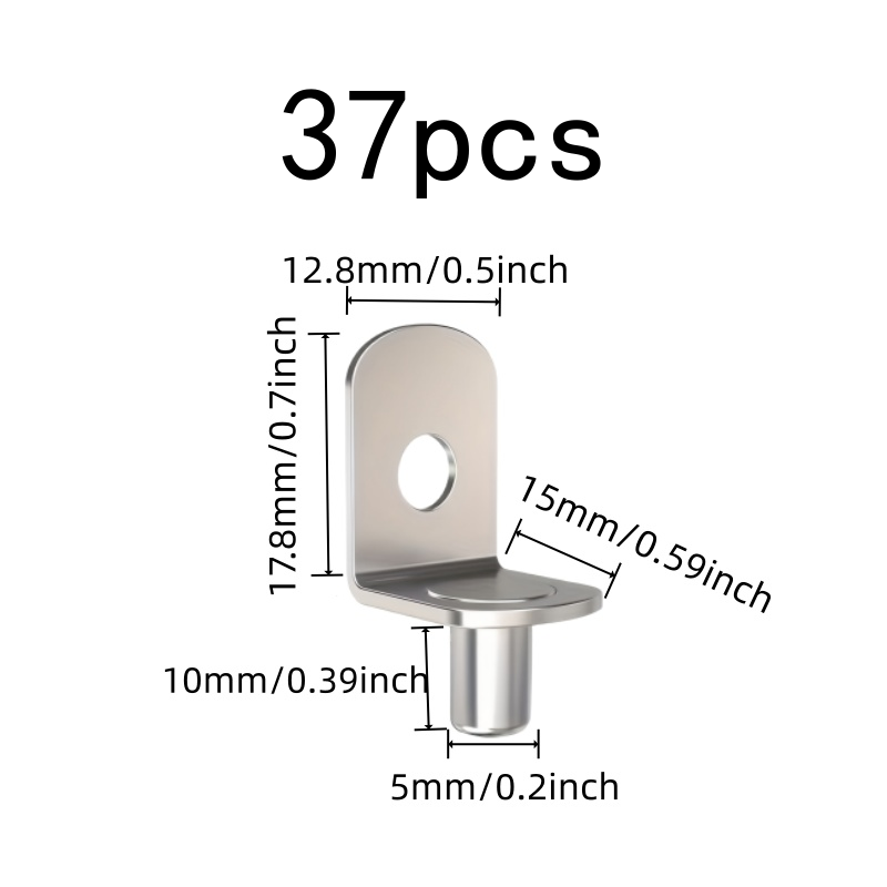 37 stuks 5*10mm ijzeren planks - Shelf Peg Support recensie en prijs