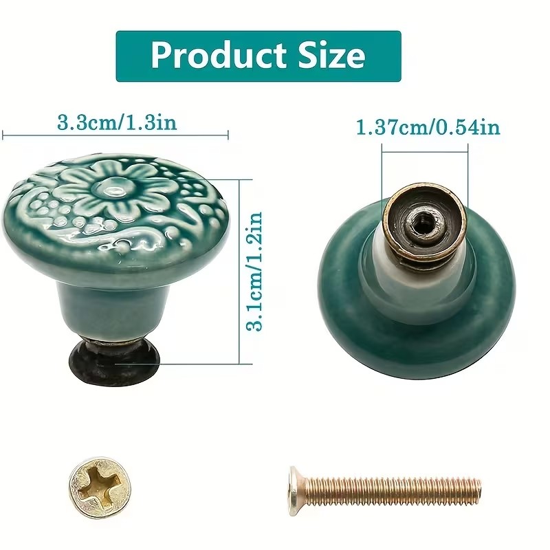 12 stuks keramische kastknoppe - Furniture Hardware Feet recensie en prijs