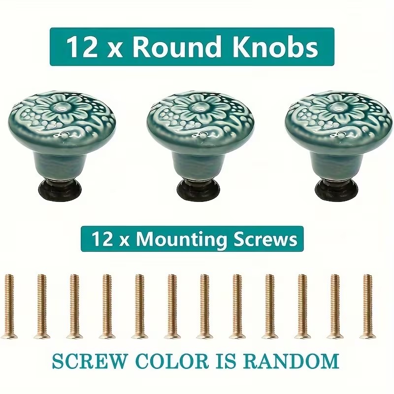 12 stuks keramische kastknoppe - Furniture Hardware Feet recensie en prijs