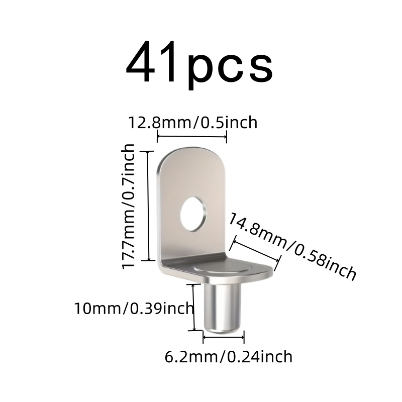 41 stuks 6,2 * 10 mm ijzeren p - Shelf Peg Support recensie en prijs