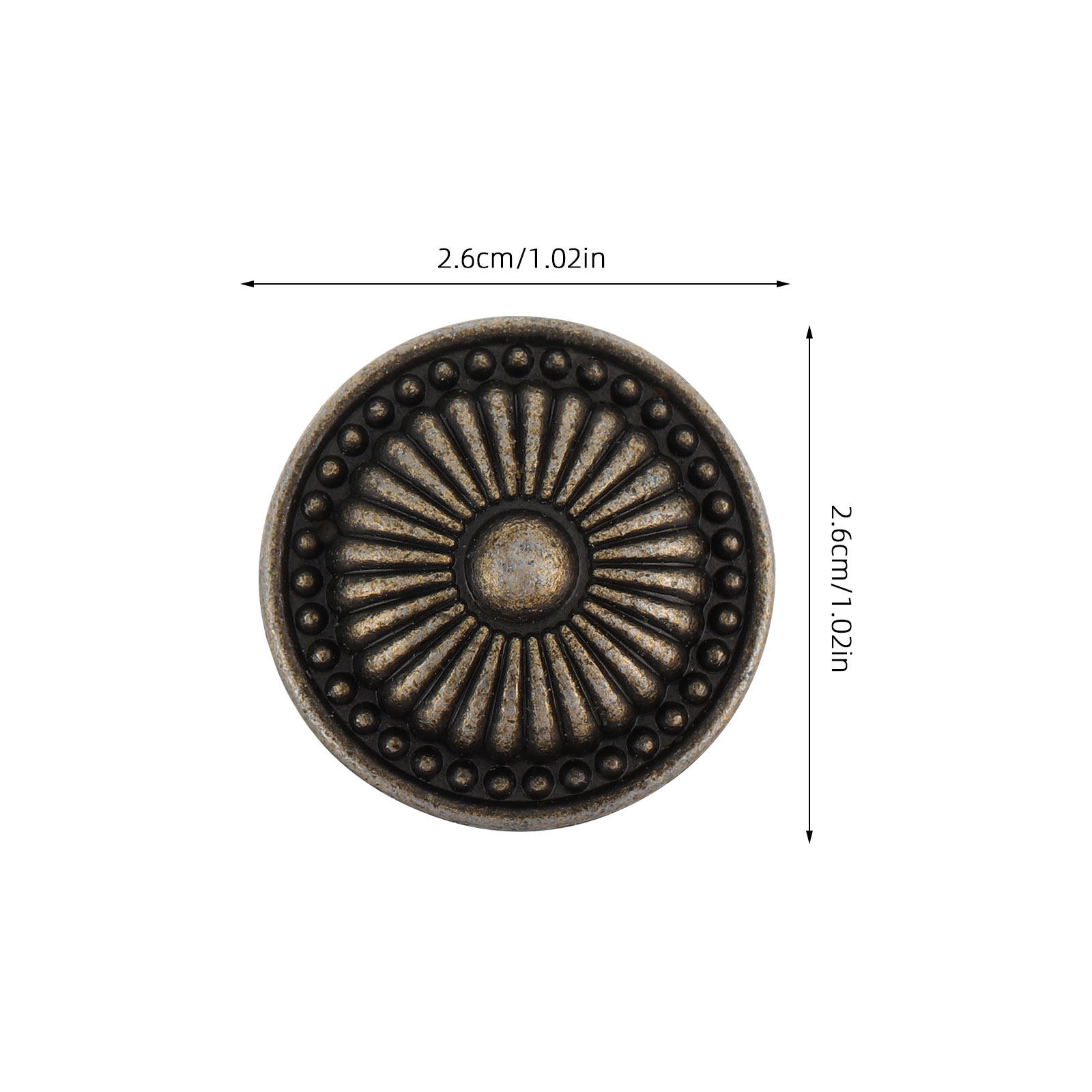 8 sets vintage ronde bloemvorm - Vintage Furniture Hardware Pulls recensie en prijs
