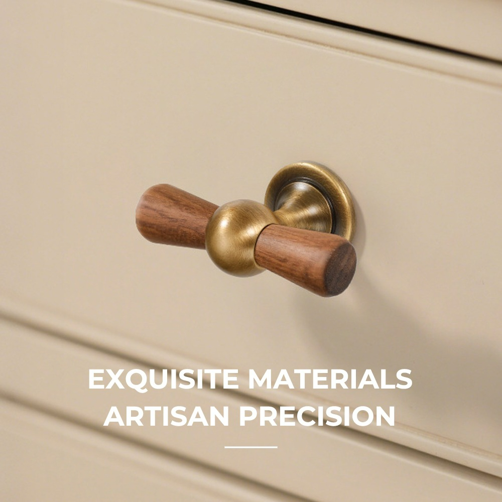 Vintage walnoot messing handva - Vintage Furniture Hardware Pulls recensie en prijs