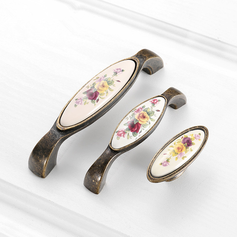 Vintage keramische handgreep k - Vintage Furniture Hardware Pulls recensie en prijs