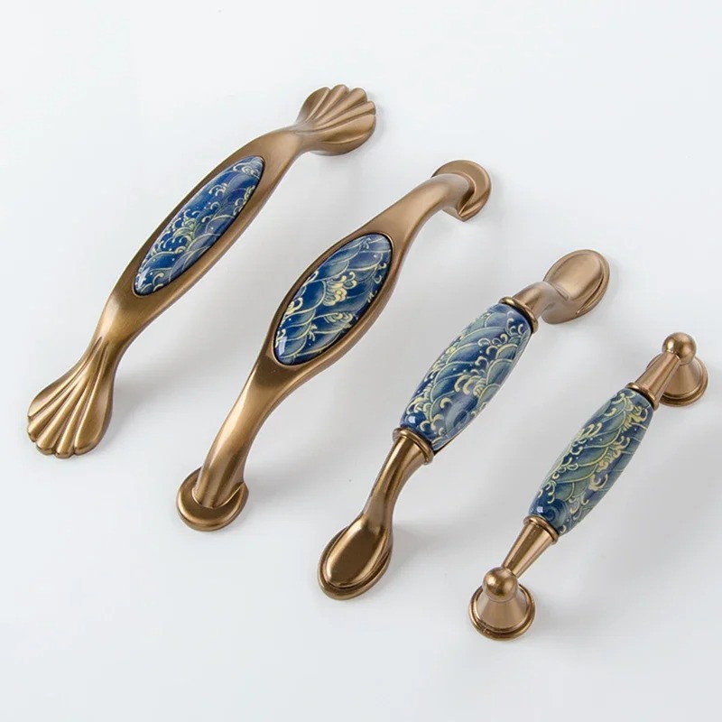 Moderne vintage blauwe golf ke - Vintage Furniture Hardware Pulls recensie en prijs