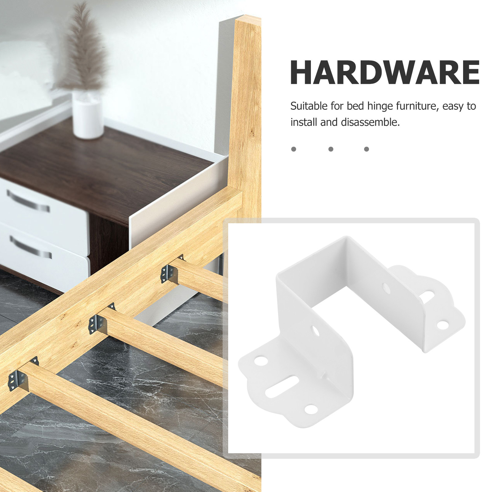 4 stuks bedrailhaken, verdikte - Furniture Rails Hardware recensie en prijs