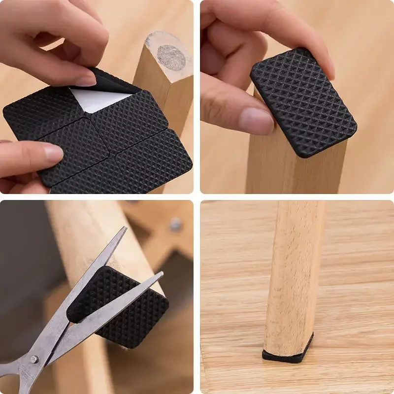 Rubberen pads voor stoelpoten, - Furniture Hardware Feet recensie en prijs