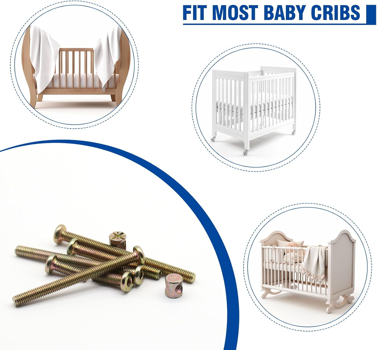 VKKM 25-delige M6 babybedschro - Furniture Hardware Replacement recensie en prijs