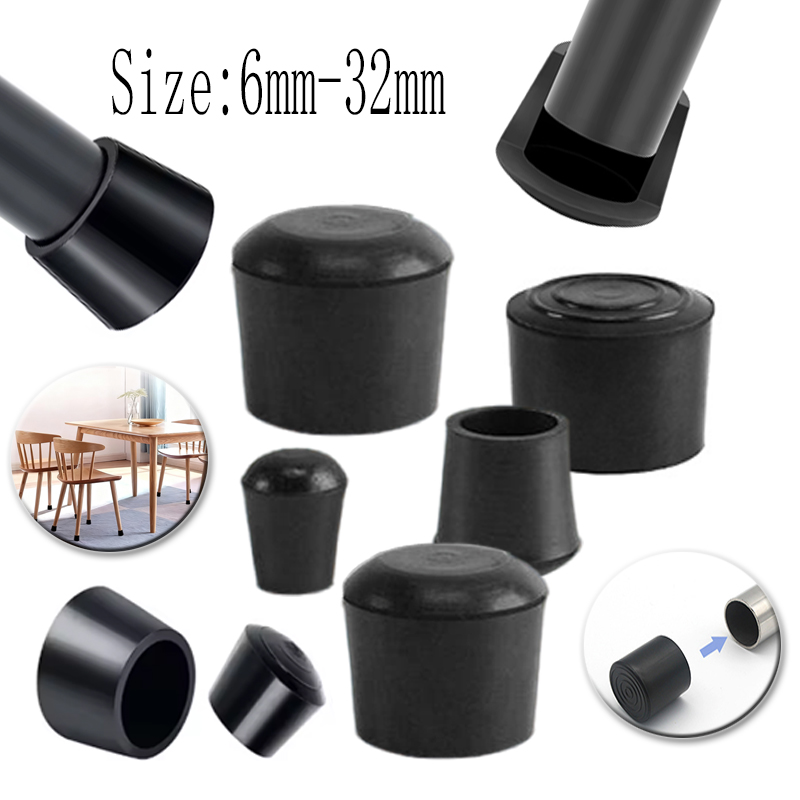 Ronde Rubberen Stoelpoot Pad 6 - Furniture Hardware Feet recensie en prijs
