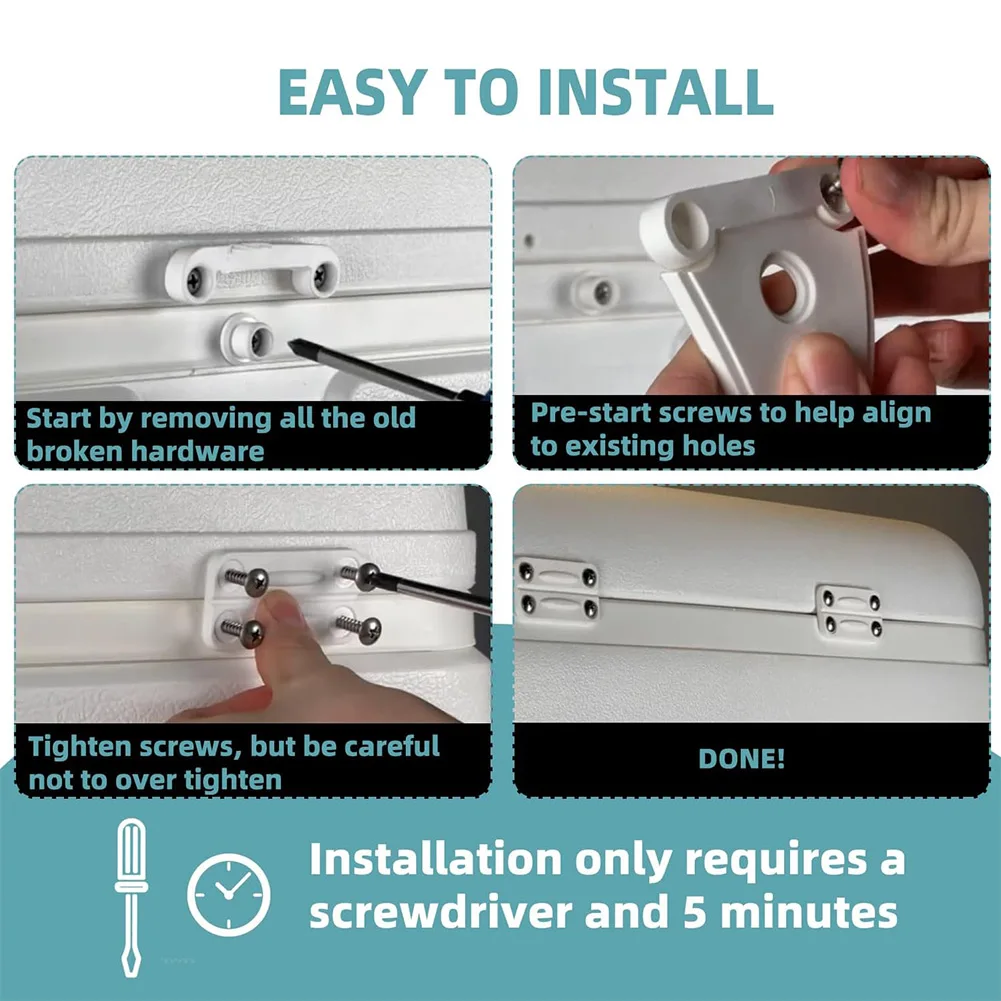 4-pack scharnieren en 2 grende - Furniture Hardware Replacement recensie en prijs