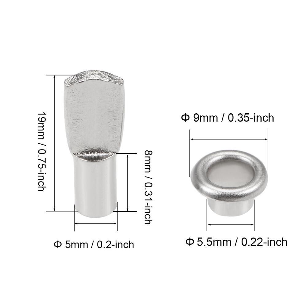 Uxcell 20-200Pcs Plank Beugel  - Shelf Peg Support recensie en prijs
